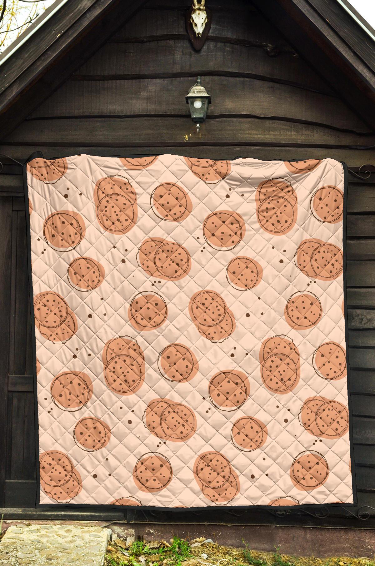 Biscuit Cookie Print Pattern Quilt-grizzshop