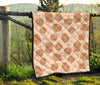 Biscuit Cookie Print Pattern Quilt-grizzshop