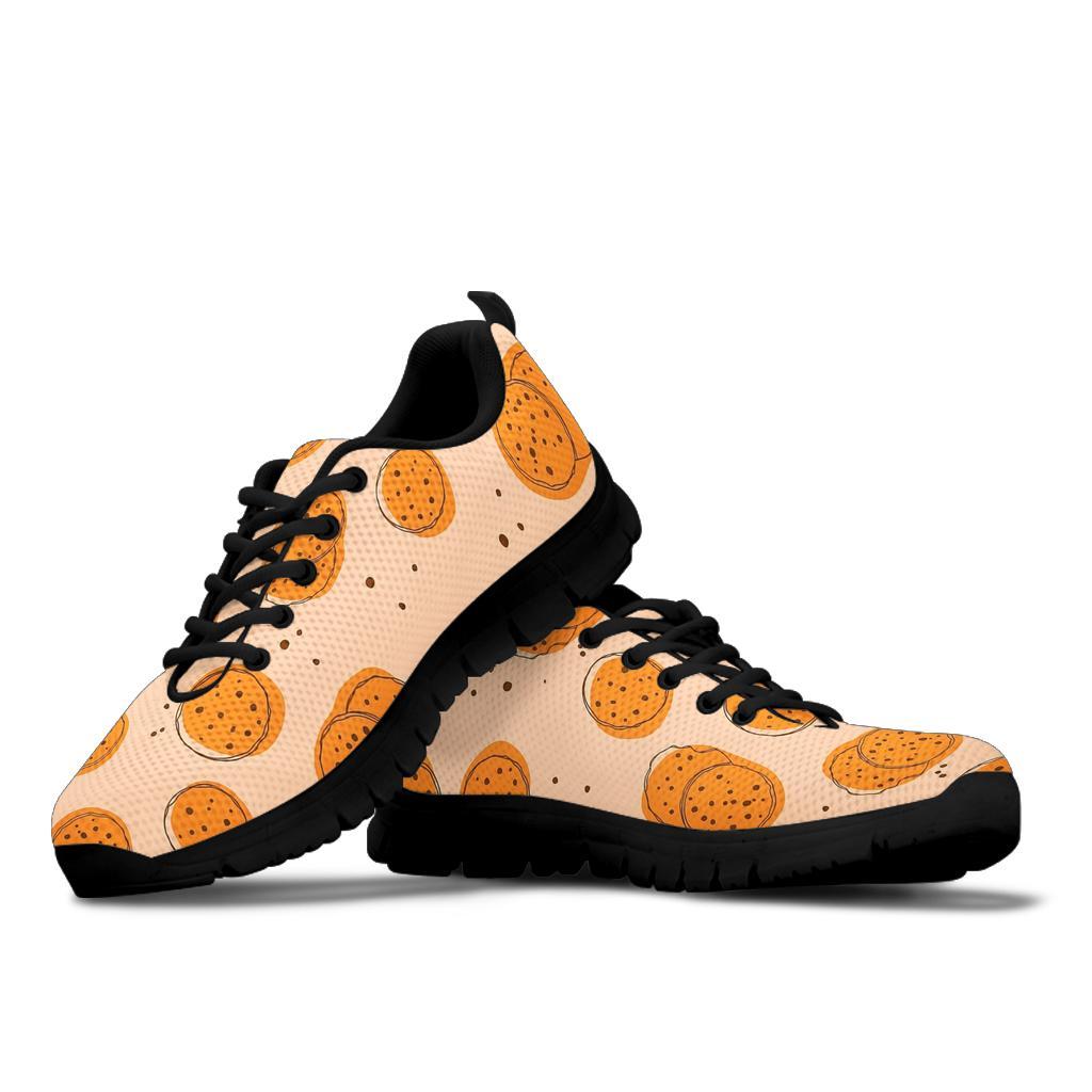 Biscuit Cookie Print Pattern Sneaker Shoes For Men Women-grizzshop