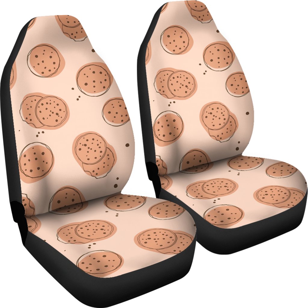 Biscuit Cookie Print Pattern Universal Fit Car Seat Covers-grizzshop