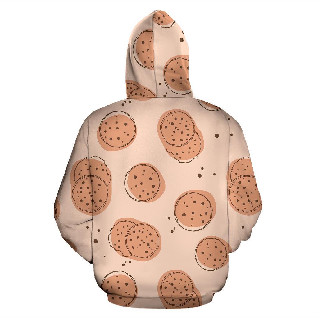 Biscuit Cookie Print Pattern Women Men Pullover Hoodie-grizzshop