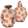 Biscuit Cookie Print Pattern Women Men Pullover Hoodie-grizzshop