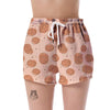 Biscuit Cookie Print Pattern Women's Shorts-grizzshop