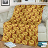 Bitcoin Cryptocurrency Pattern Print Blanket-grizzshop