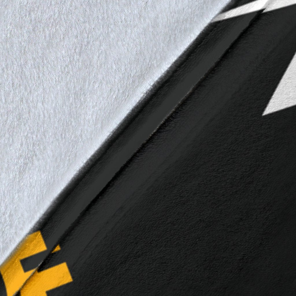 Bitcoin Cryptocurrency Print Pattern Blanket-grizzshop