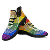 Bitocin LGBT Flag Print Black Athletic Shoes-grizzshop