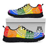 Bitocin LGBT Flag Print Black Sneaker-grizzshop