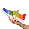 Bitocin LGBT Flag Print White Sneaker-grizzshop