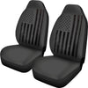 Black American Flag Universal Fit Car Seat Covers-grizzshop