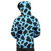 Black And Blue Cow Print Men's Hoodie-grizzshop