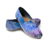 Black And Blue Tie Dye Canvas Shoes-grizzshop