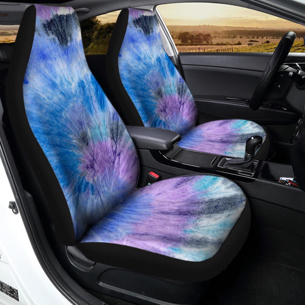 Black And Blue Tie Dye Car Seat Covers-grizzshop