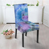 Black And Blue Tie Dye Chair Cover-grizzshop