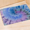 Black And Blue Tie Dye Door Mat-grizzshop