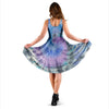 Black And Blue Tie Dye Dress-grizzshop