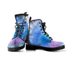 Black And Blue Tie Dye Men's Boots-grizzshop