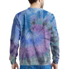 Black And Blue Tie Dye Men's Sweatshirt-grizzshop