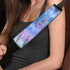 Black And Blue Tie Dye Seat Belt Cover-grizzshop