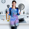 Black And Blue Tie Dye Women's Apron-grizzshop