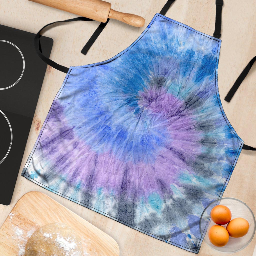 Black And Blue Tie Dye Women's Apron-grizzshop