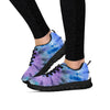 Black And Blue Tie Dye Women's Sneakers-grizzshop