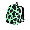 Black And Green Cow Print Backpack-grizzshop