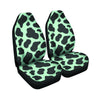 Black And Green Cow Print Car Seat Covers-grizzshop