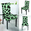 Black And Green Cow Print Chair Cover-grizzshop