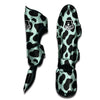 Black And Green Cow Print Muay Thai Shin Guard-grizzshop