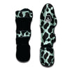 Black And Green Cow Print Muay Thai Shin Guard-grizzshop