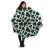 Black And Green Cow Print Umbrella-grizzshop