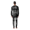 Black And Grey Face Chimpanzee Print Men's Pajamas-grizzshop