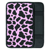 Black And Pink Cow Print Car Console Cover-grizzshop