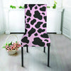 Black And Pink Cow Print Chair Cover-grizzshop