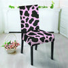 Black And Pink Cow Print Chair Cover-grizzshop