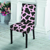 Black And Pink Cow Print Chair Cover-grizzshop