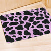 Black And Pink Cow Print Door Mat-grizzshop