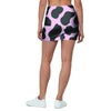 Black And Pink Cow Print Mini Skirt-grizzshop