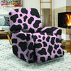 Black And Pink Cow Print Recliner Cover-grizzshop