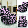 Black And Pink Cow Print Recliner Cover-grizzshop