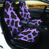 Black And Purple Cow Print Car Seat Covers-grizzshop