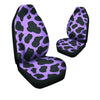 Black And Purple Cow Print Car Seat Covers-grizzshop