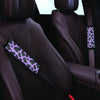 Black And Purple Cow Print Seat Belt Cover-grizzshop