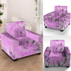 Black And Purple Tie Dye Armchair Cover-grizzshop