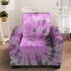 Black And Purple Tie Dye Armchair Cover-grizzshop