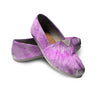 Black And Purple Tie Dye Canvas Shoes-grizzshop