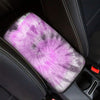 Black And Purple Tie Dye Car Console Cover-grizzshop