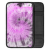 Black And Purple Tie Dye Car Console Cover-grizzshop