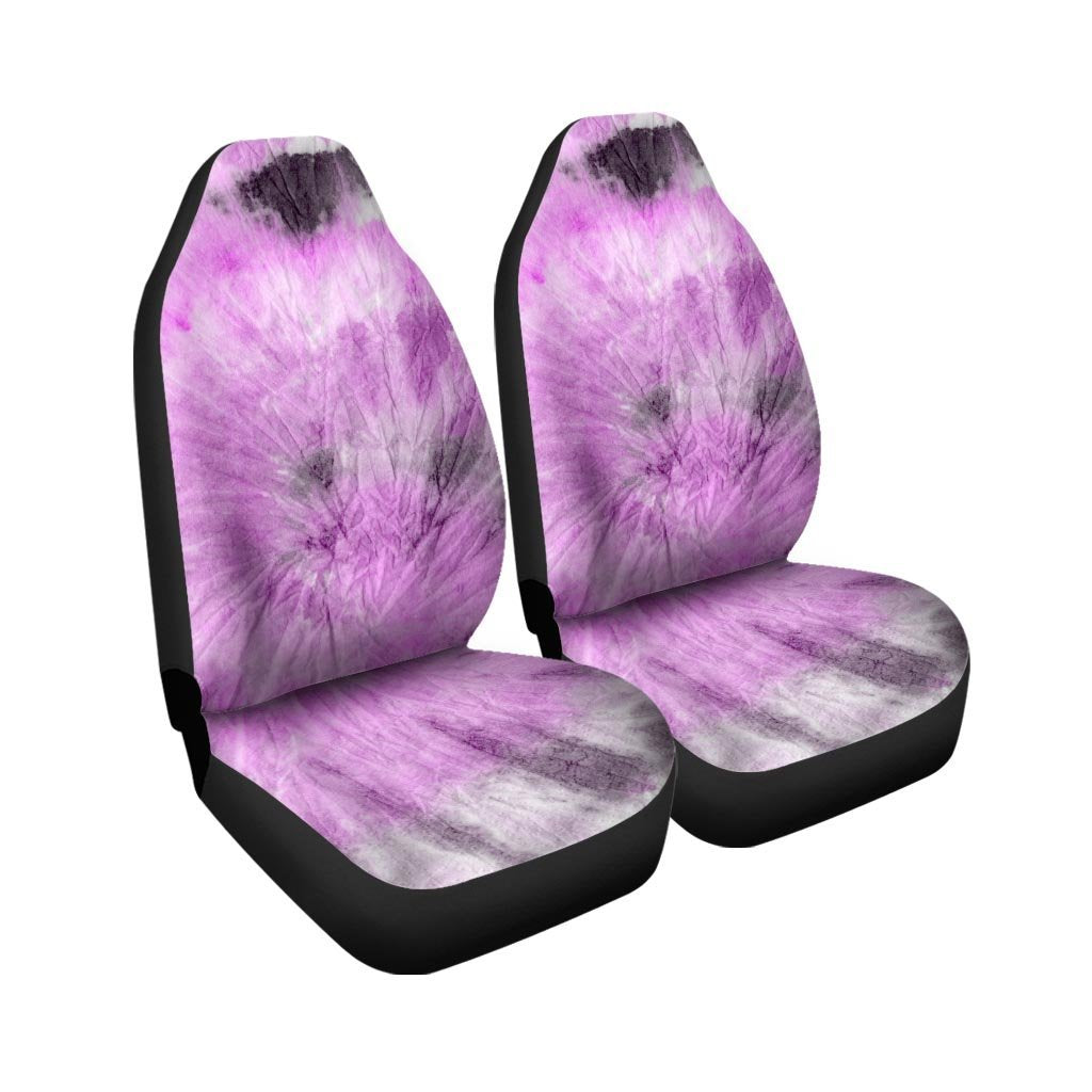 Black And Purple Tie Dye Car Seat Covers-grizzshop