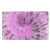 Black And Purple Tie Dye Door Mat-grizzshop